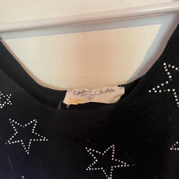 LF star studded cotton crop top - Picture 3 of 3